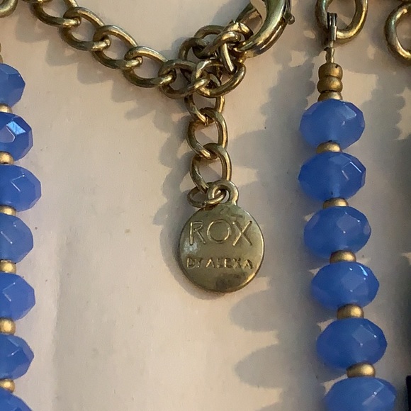 Rox by Alexa Multi strand gemstone necklace blue - Picture 2 of 3